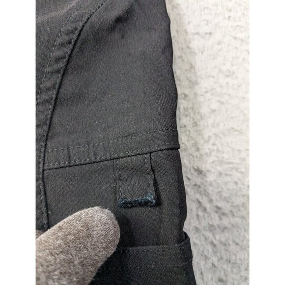 Jamie Sadock Shorts Womens 10 Black Golf Nylon Rayon Stretch Zip - Picture 11 of 16